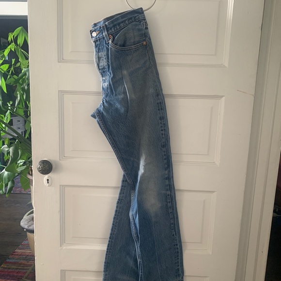 Levi's Denim - Levi’s 501s 32/36 Jeans: Dipped Hem